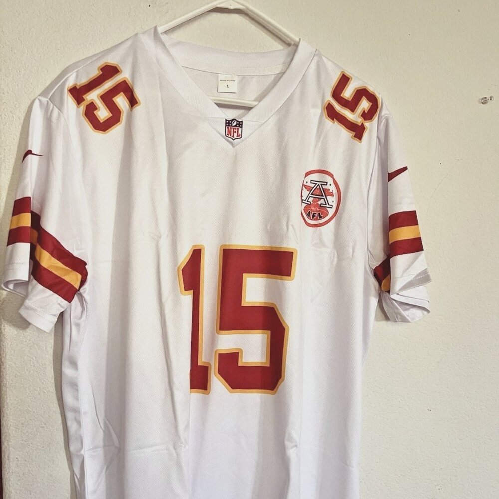 PATRICK MAHOMES #15 Kansas City Chiefs Home Men's Shirt Size Large - BNWT